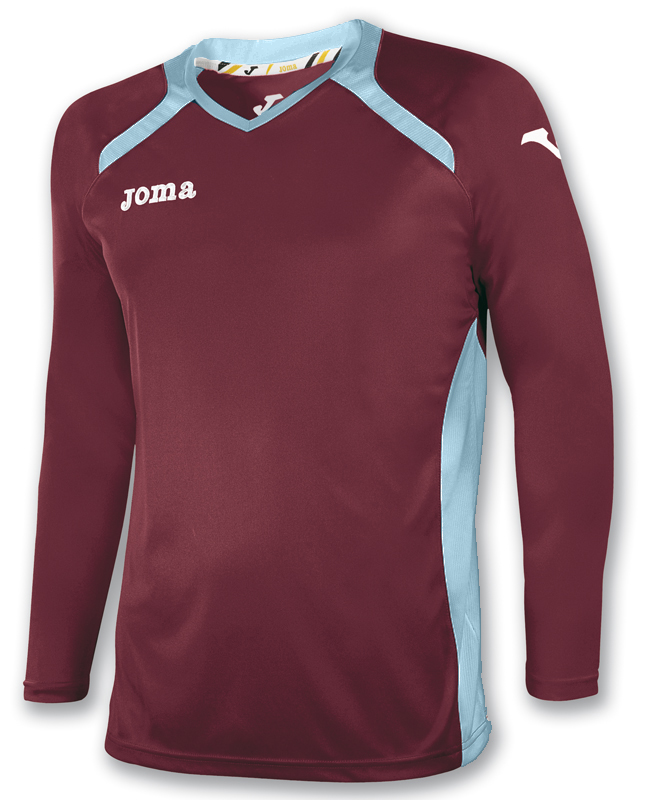 long sleeve burgundy champion shirt